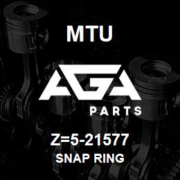 Z=5-21577 MTU SNAP RING | AGA Parts