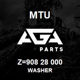 Z=908 28 000 MTU WASHER | AGA Parts