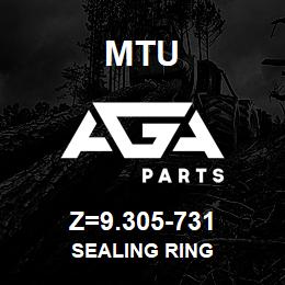 Z=9.305-731 MTU SEALING RING | AGA Parts