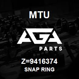 Z=9416374 MTU SNAP RING | AGA Parts