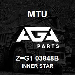Z=G1 03848B MTU INNER STAR | AGA Parts