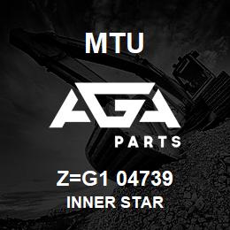 Z=G1 04739 MTU INNER STAR | AGA Parts