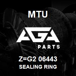 Z=G2 06443 MTU SEALING RING | AGA Parts