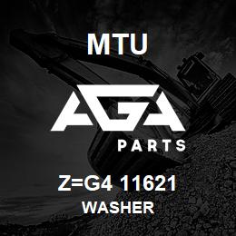 Z=G4 11621 MTU WASHER | AGA Parts