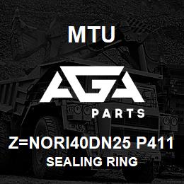 Z=NORI40DN25 P411 MTU SEALING RING | AGA Parts