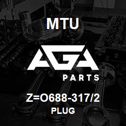 Z=O688-317/2 MTU PLUG | AGA Parts