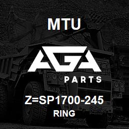 Z=SP1700-245 MTU RING | AGA Parts