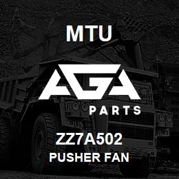 ZZ7A502 MTU Pusher Fan | AGA Parts