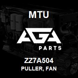 ZZ7A504 MTU Puller, Fan | AGA Parts