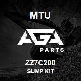 ZZ7C200 MTU Sump Kit | AGA Parts