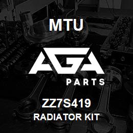 ZZ7S419 MTU Radiator Kit | AGA Parts