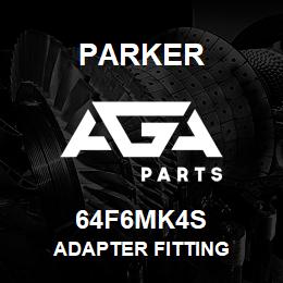 64F6MK4S Parker ADAPTER FITTING | AGA Parts