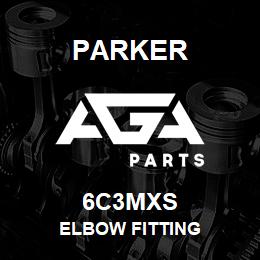 6C3MXS Parker ELBOW FITTING | AGA Parts