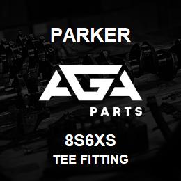 8S6XS Parker TEE FITTING | AGA Parts