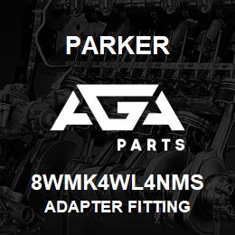 8WMK4WL4NMS Parker ADAPTER FITTING | AGA Parts