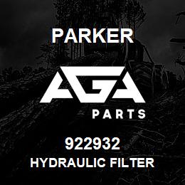 922932 Parker HYDRAULIC FILTER | AGA Parts