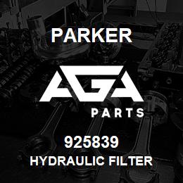 925839 Parker HYDRAULIC FILTER | AGA Parts