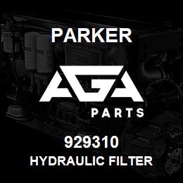 929310 Parker HYDRAULIC FILTER | AGA Parts