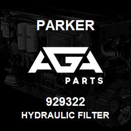 929322 Parker HYDRAULIC FILTER | AGA Parts