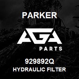 929892Q Parker HYDRAULIC FILTER | AGA Parts