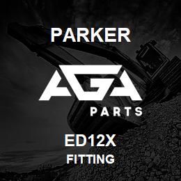 ED12X Parker FITTING | AGA Parts