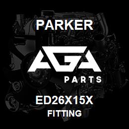 ED26X15X Parker FITTING | AGA Parts