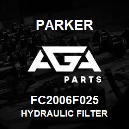 FC2006F025 Parker HYDRAULIC FILTER | AGA Parts