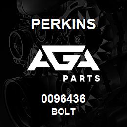 0096436 Perkins BOLT | AGA Parts