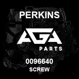0096640 Perkins SCREW | AGA Parts