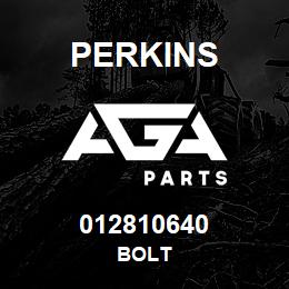 012810640 Perkins BOLT | AGA Parts