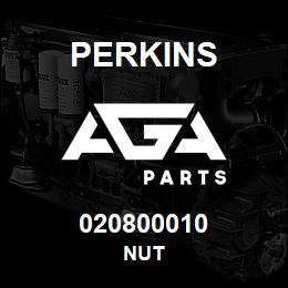 020800010 Perkins NUT | AGA Parts