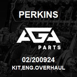 02/200924 Perkins KIT,ENG.OVERHAUL | AGA Parts