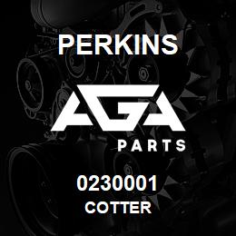 0230001 Perkins COTTER | AGA Parts