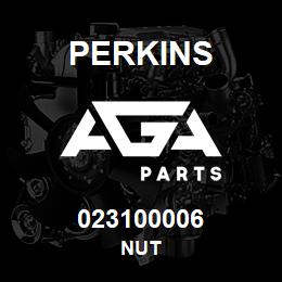 023100006 Perkins NUT | AGA Parts