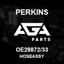 OE29872/33 Perkins HOSEASSY | AGA Parts