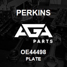 OE44498 Perkins PLATE | AGA Parts