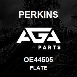 OE44505 Perkins PLATE | AGA Parts