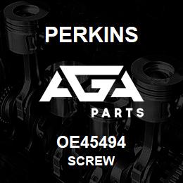 OE45494 Perkins SCREW | AGA Parts