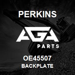 OE45507 Perkins BACKPLATE | AGA Parts