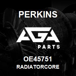 OE45751 Perkins RADIATORCORE | AGA Parts