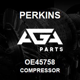 OE45758 Perkins COMPRESSOR | AGA Parts