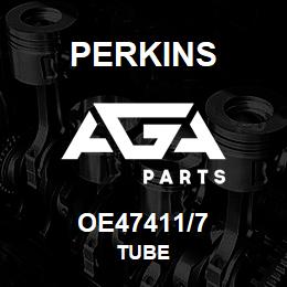 OE47411/7 Perkins TUBE | AGA Parts