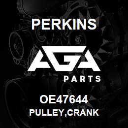 OE47644 Perkins PULLEY,CRANK | AGA Parts