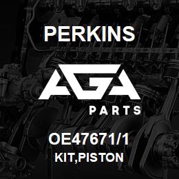 OE47671/1 Perkins KIT,PISTON | AGA Parts