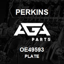 OE49593 Perkins PLATE | AGA Parts