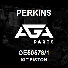 OE50578/1 Perkins KIT,PISTON | AGA Parts