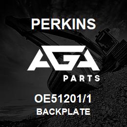 OE51201/1 Perkins BACKPLATE | AGA Parts