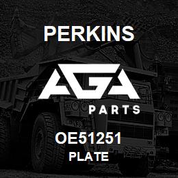 OE51251 Perkins PLATE | AGA Parts