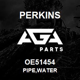 OE51454 Perkins PIPE,WATER | AGA Parts