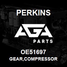 OE51697 Perkins GEAR,COMPRESSOR | AGA Parts